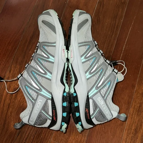SALOMON 9 GRAY TEAL XA PRO 3D Trail Running Sneakers