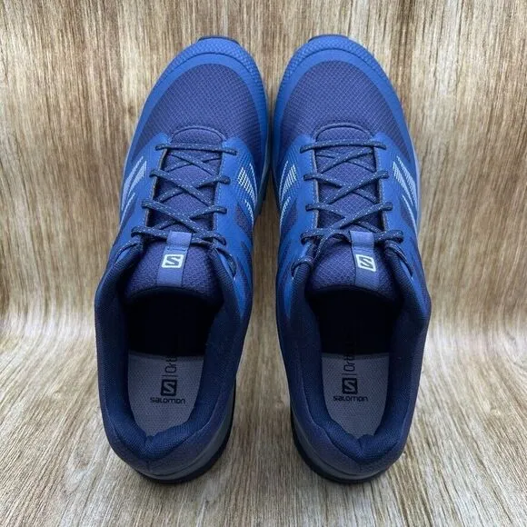 Salomon Kaneo Men's Size‎ 11.5 Trail Shoes Sneakers Blue Hiking Low Top 413811
