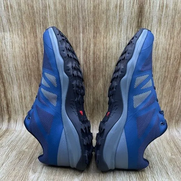 Salomon Kaneo Men's Size‎ 11.5 Trail Shoes Sneakers Blue Hiking Low Top 413811