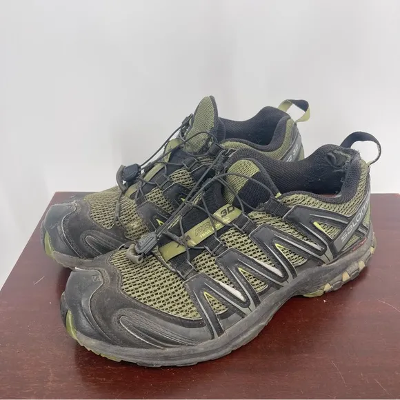 Salomon Men's XA Pro‎ 3D Gore-Tex Green  Trail Shoes Sneakers Size US 9