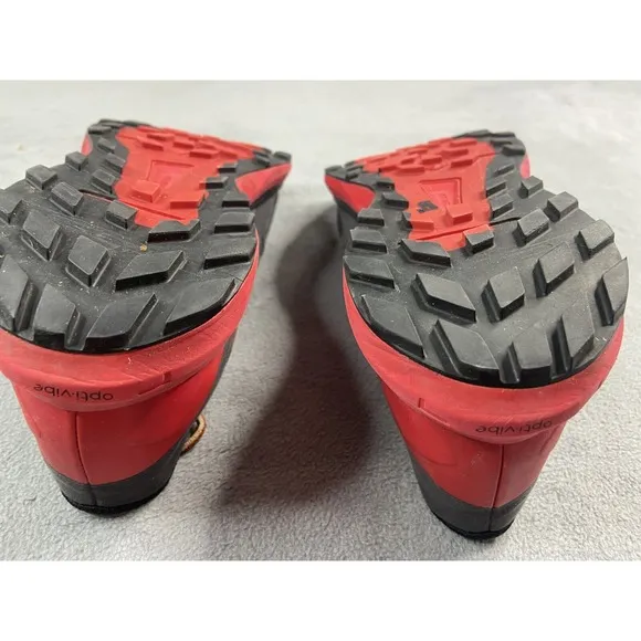 Salomon Shoes Men 8 Black Red  Sense Ride 4 Ortholite Trail Run Sneakers Train