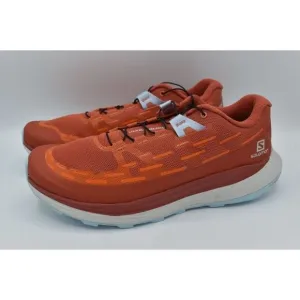 Salomon Womens Size 10 Ultra Glide Mecca Red Orange Blue Trail Running Sneakers