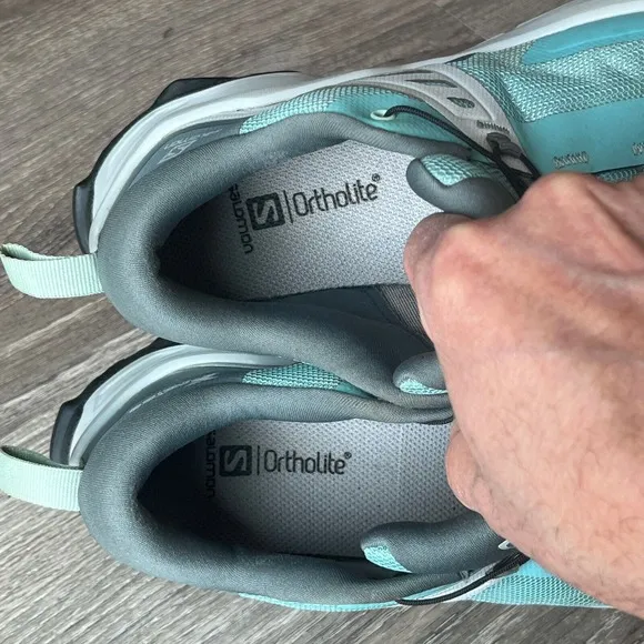 Salomon X Raise Trail Running Hiking Trainers Sneakers Blue Teal Women 7.5 EU 39