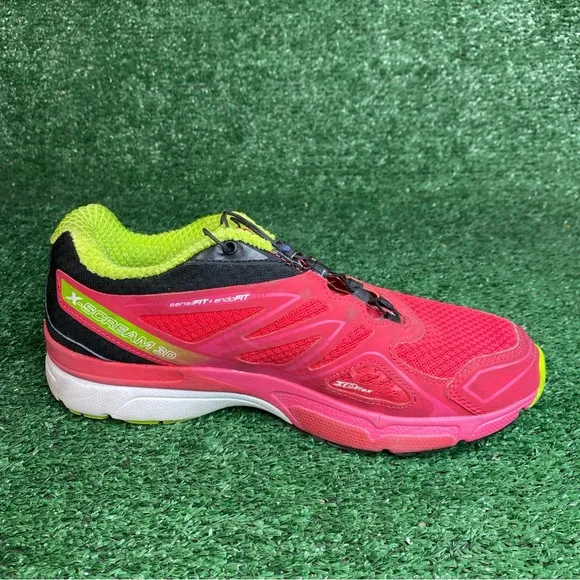 Salomon X Scream Shoes Womens Hot Pink Trail Running Sneakers Walking Size 7.5