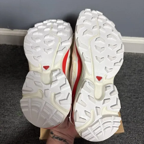SALOMON XT-6 Trail Running Sneakers Womens 10.5/Mens 9.5 Shortbread/Poppy 472933