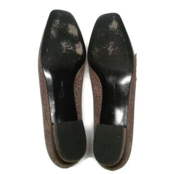 Salvatore Ferragamo 8 AA pump shoes Suede Flats Slip on