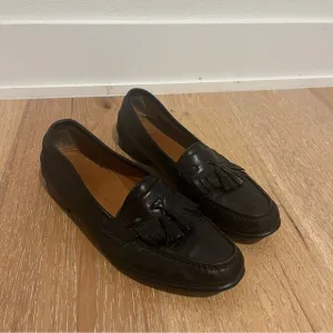 Salvatore Ferragamo Black Tassel Loafers