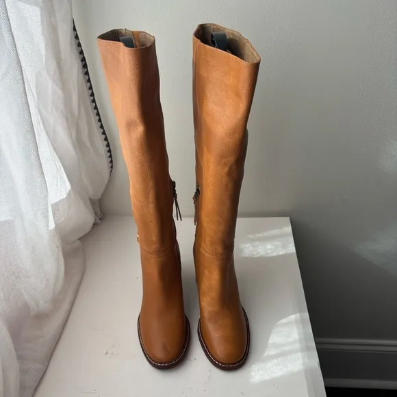 Sam Edelman Elsy Leather Knee High Boots Sz 6