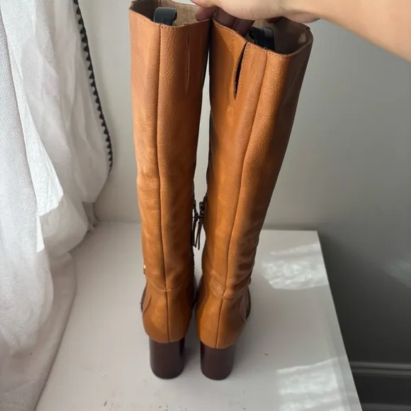 Sam Edelman Elsy Leather Knee High Boots Sz 6