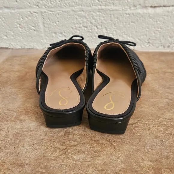 Sam Edelman Julia Flats Black Pointed Toe Size 8.5
