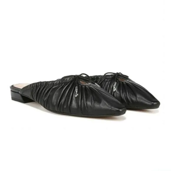 Sam Edelman Julia Flats Black Pointed Toe Size 8.5