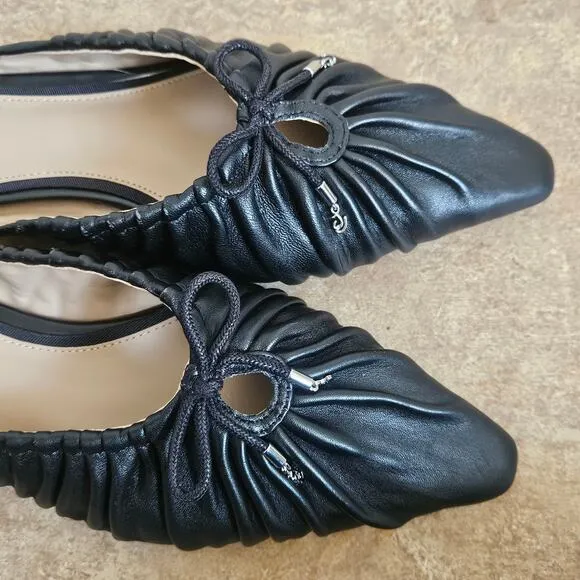 Sam Edelman Julia Flats Black Pointed Toe Size 8.5