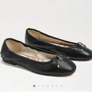 Sam Edleman Felicia  Ballet Leather Flats Black Size 8.5 Euc