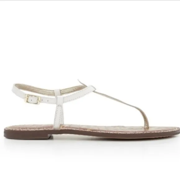 Sam Edleman Gigi Thong T-strap Flat Sandals Sz 7.5