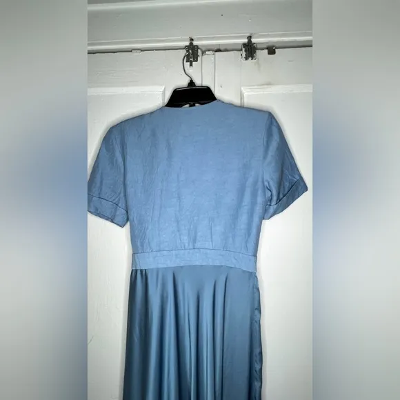 Sandro blue dress
