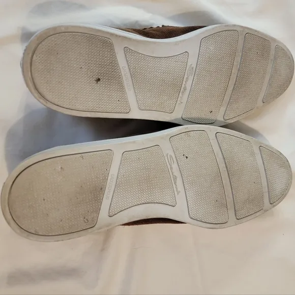 Santoni Italian Suede Loafers