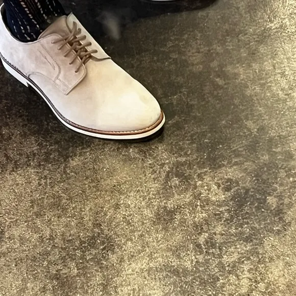 Santoni Tan Flats with Sophisticated Design