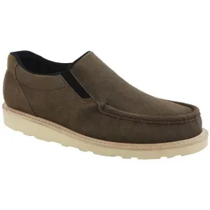 SAS Size 10 W Trail Brown Hangout Leather Loafers Shoes Slip On BR3-11