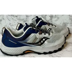 Saucony Excursion TR16 Mens Size 10w Trail Running Sneakers Gray/Navy Athletic‎