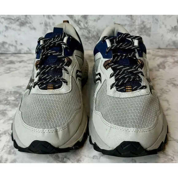 Saucony Excursion TR16 Mens Size 10w Trail Running Sneakers Gray/Navy Athletic‎