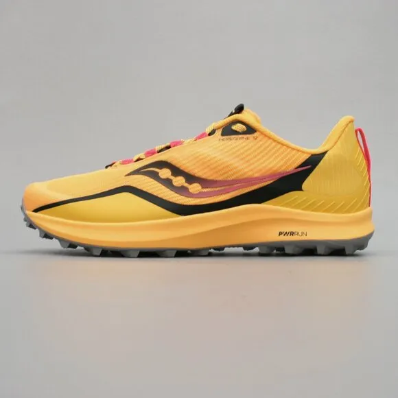 Saucony Men's 11.5 Peregrine 12 ViZiGold Trail Running Shoes Sneakers S20737-16