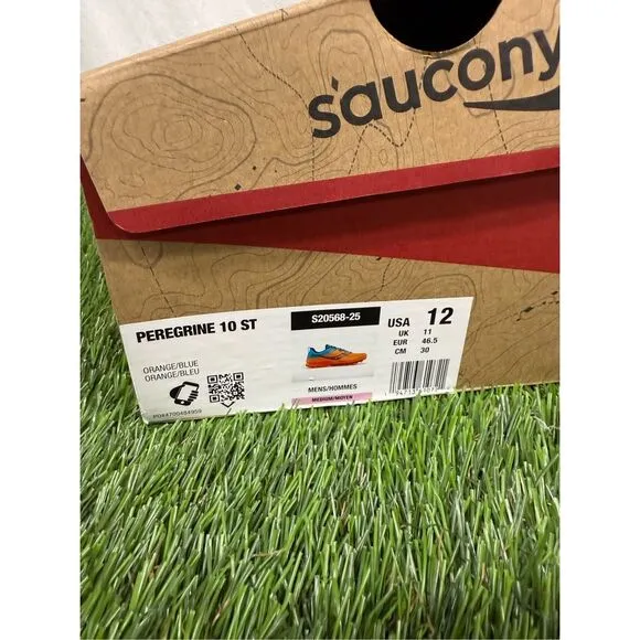 Saucony Peregrine 10 ST Men’s Trail Running Shoes Red Size 12 Sneakers S20568-25
