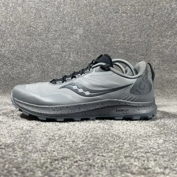 Saucony Peregrine Ice  3 Athletic Running Trail Trainers Shoes Womens Sz 11 Gray