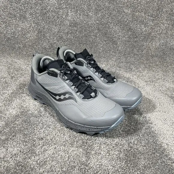 Saucony Peregrine Ice  3 Athletic Running Trail Trainers Shoes Womens Sz 11 Gray