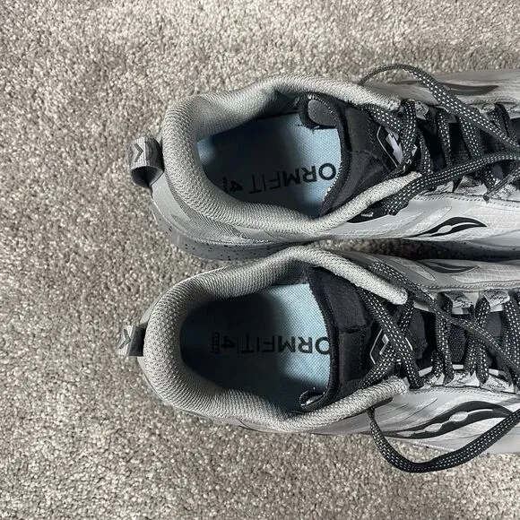 Saucony Peregrine Ice  3 Athletic Running Trail Trainers Shoes Womens Sz 11 Gray