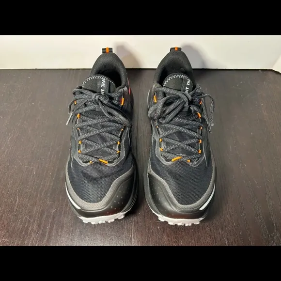 Saucony Xodus Ultra 2 Trail Running Shoe Sneakers Black/Orange/Pink Women 8