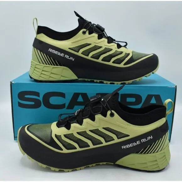 Scarpa Womens EU 38 US 7 Ribelle Run Light Green Trail Running Shoes Sneakers