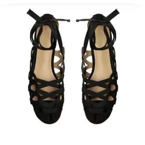 SCHUTZ fedora lace up ballerina flats - shoes sz 10
