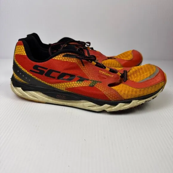 Scott Trail Rocket Mens 13 Orange Sneakers Hiking