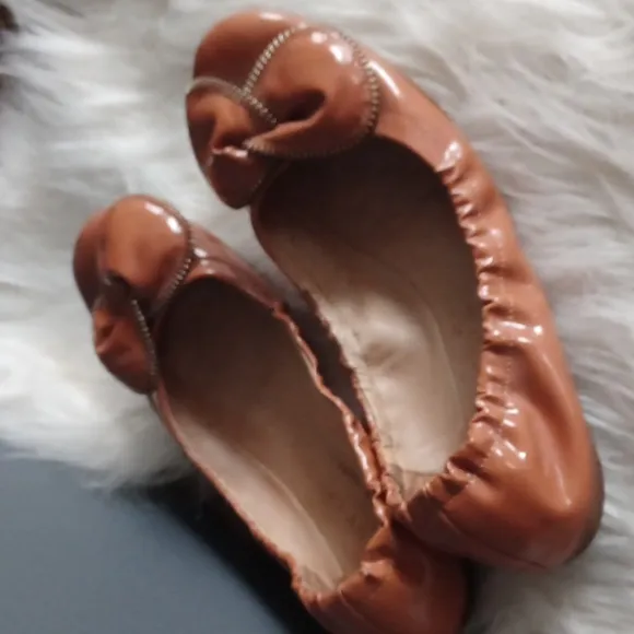 See by Chloe patent leather flats
