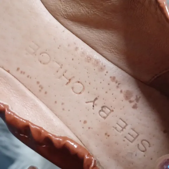 See by Chloe patent leather flats
