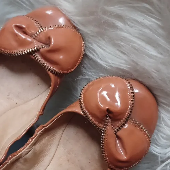 See by Chloe patent leather flats