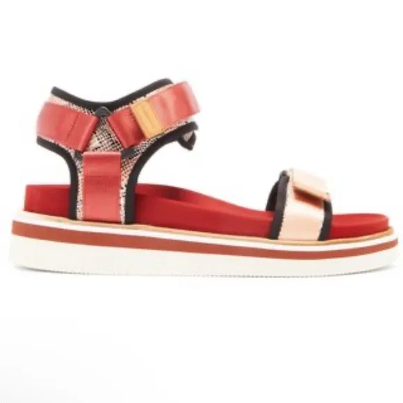 See by Chloe Yumi Ankle Strap Sandals Multicolor sport flat sandals