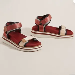 See by Chloe Yumi Ankle Strap Sandals Multicolor sport flat sandals