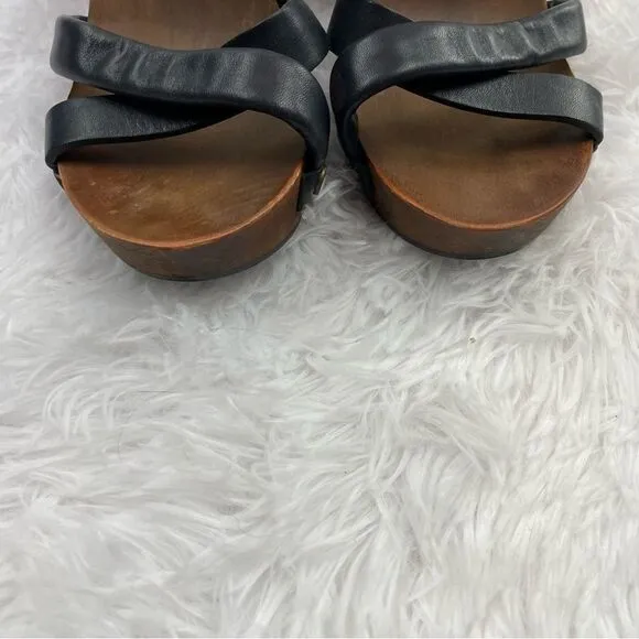 See By Chloe Guilietta Platform Wedge Crossover Leather Sandals