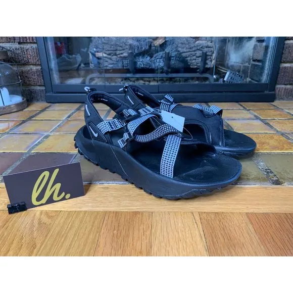 Size 13 Nike Oneonta Black Strap Hiking Sandal DJ6604-001