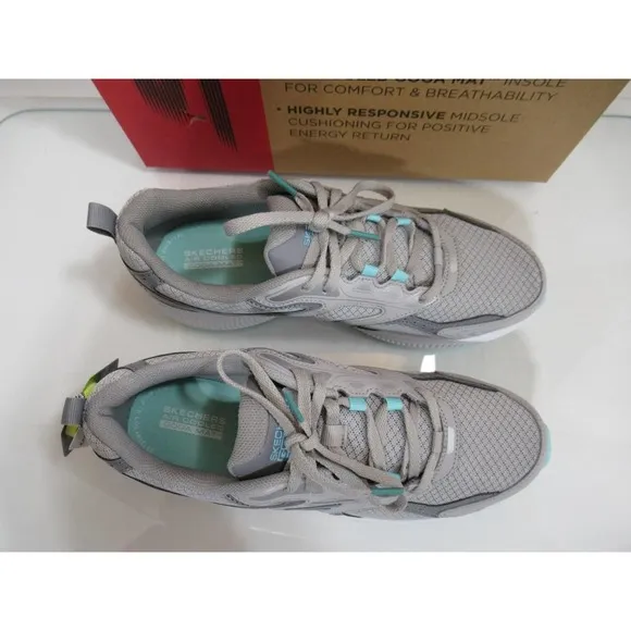 Skechers Go Run Consistent Vivid Horizon Trail Running Sneakers Grey Size 7.5