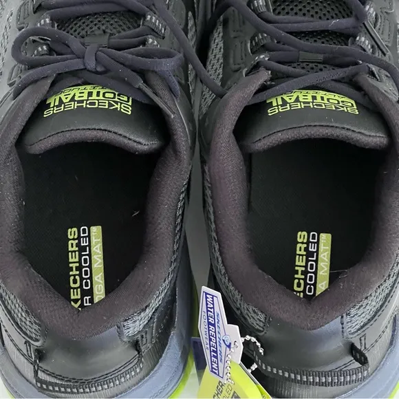 Skechers Go Run Trail Altitude Men's Black/Lime Sneakers Water Repellent