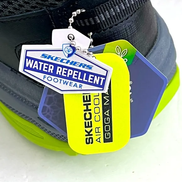 Skechers Go Run Trail Altitude Men's Black/Lime Sneakers Water Repellent