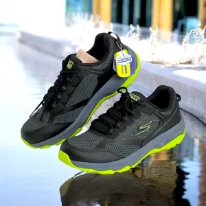 Skechers Go Run Trail Altitude Men's Black/Lime Sneakers Water Repellent