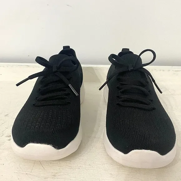 Skechers Go Walk Joy Black Slip On Knit Comfort Sneakers, Women's Size 6