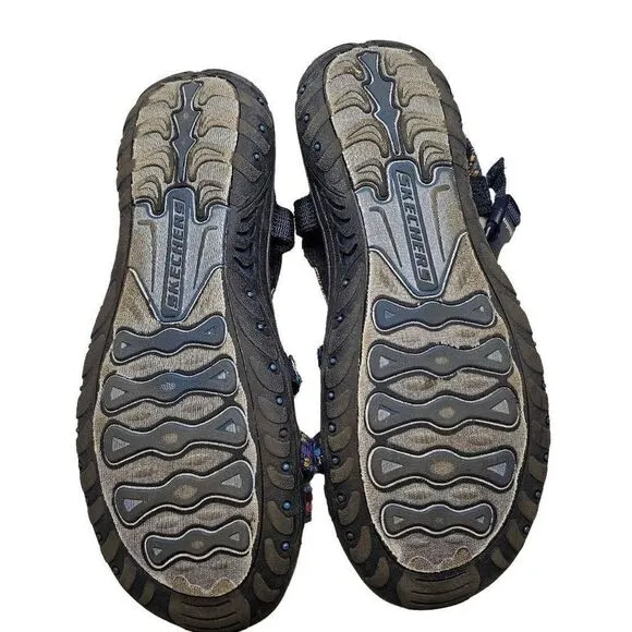 Skechers Sandals Size 10 Womens Reggae Sew Me Strap Sandals