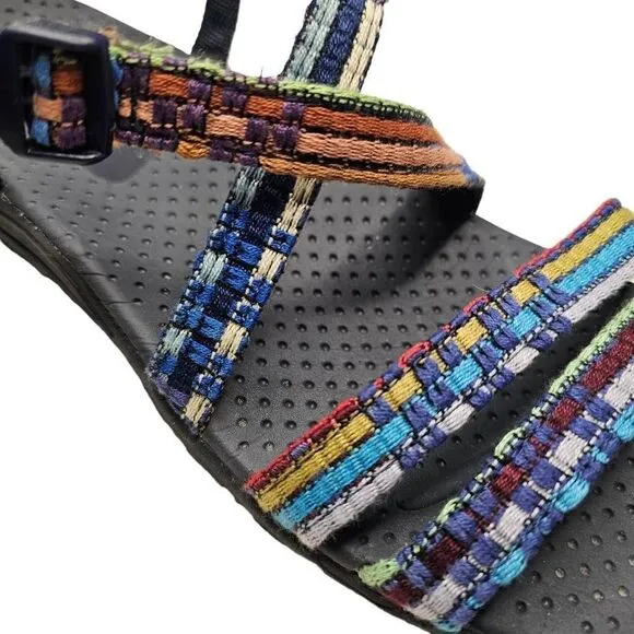 Skechers Sandals Size 10 Womens Reggae Sew Me Strap Sandals