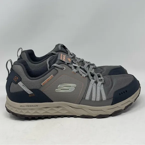 Skechers Trail Altitude Escape Plan Sneakers Mens 14 Tan Water Repellent Hiking