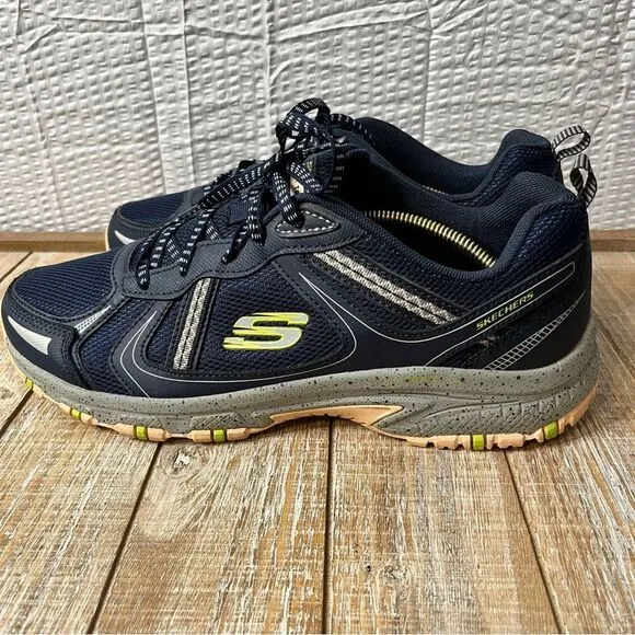 Skechers Womens Hillcrest Vast Adventure Trail Blue Running Sneakers Size 11