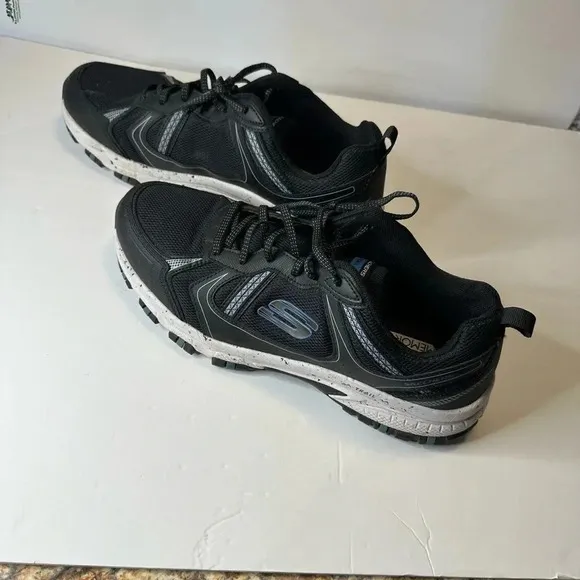 Sketcher  Trail Athletic Sneakers running shoes Mens Gray &amp; Blue Sz 11.5
